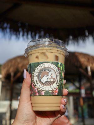 Iced Hawaiian Honey Latte @tiffhuangry