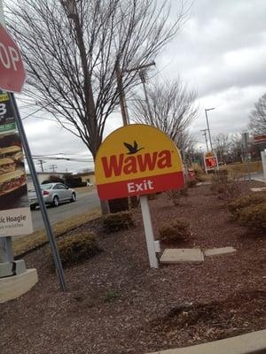 Leaving my first Wawa!