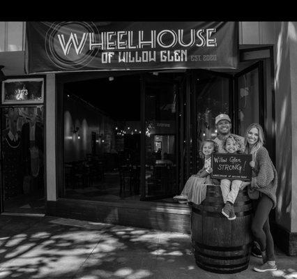 We are the owners and operators of Wheelhouse of Willow Glen. Our family is 3rd generation owners of Round Table Pizza (next store).