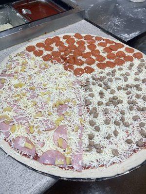 giant pizza