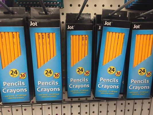 Pencils or crayons?