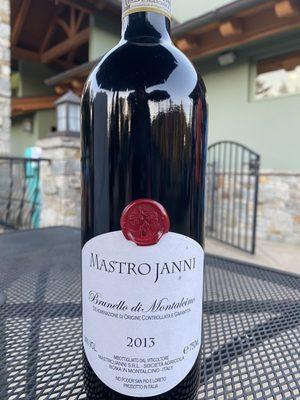 Mastrojanni Brunello di Montalcino 2013~Enjoying Last Bottle! @Summit in Santa Cruz Mountains CA Sun 10/23/22