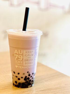 Taro Milk (added boba)