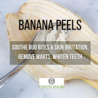 A cheap, fast and already around the house remedy - Banana peels - for your skin! If yoI'd be happy to tell you more!