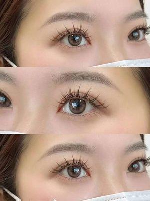 Hybrid style eyelash extension