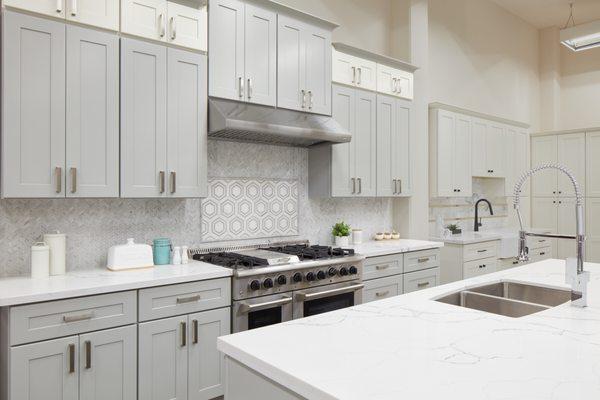 Dove Grey Shaker Cabinets