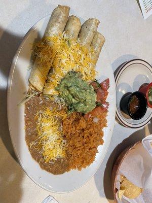 Taquitos plate