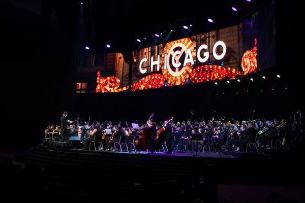 The Symphony Orchestra performing in their Summer 2017 concert, "American Roadtrip."