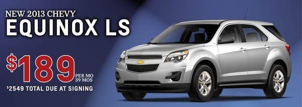 2013 Equinox Lease