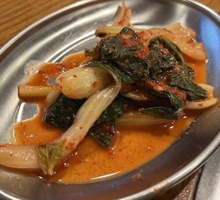 Mustard green kimchi