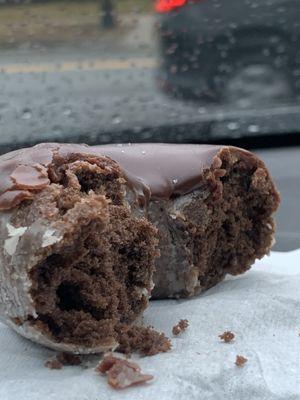 Double chocolate donut from Ma's!