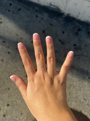 gel french manicure -- $40