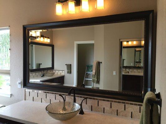 West Frames Bathroom Vanity Framed Mirror