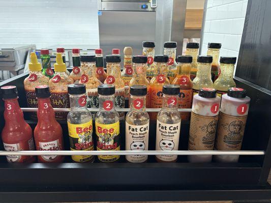 Hot sauce bar