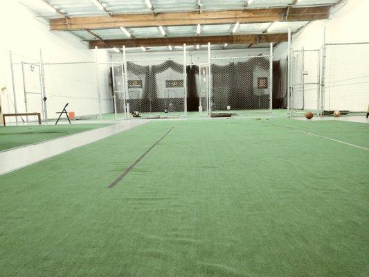 INDOOR BATTING CAGES