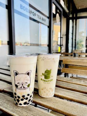 Japanese Brown Rice Milk Tea and Alishan Milk Tea