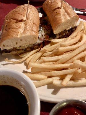 French Dip. Great fries.