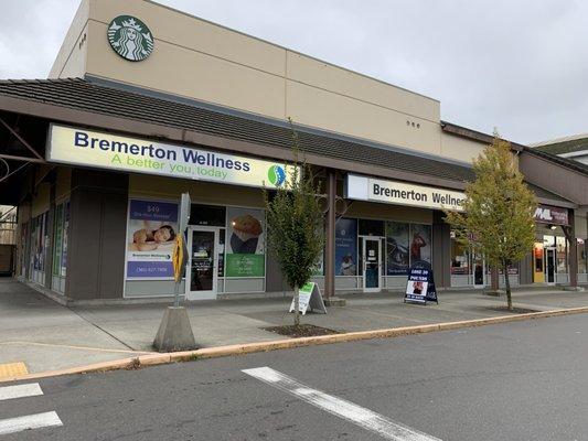 We are located in the Fred Meyer complex in Bremerton