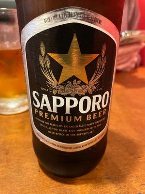 Sapporo beer