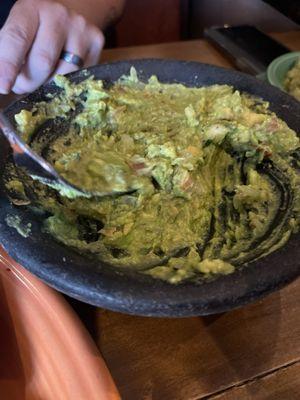 House made Guacamole. So delicious, that you see my husband trying to take more of my half for himself.