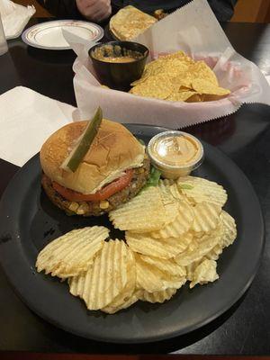 Veggie Burger Dinner