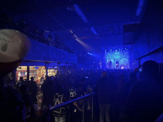 View from the stairs as you enter the main floor.