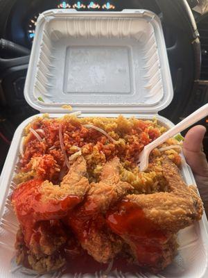 3pc 3 Wings with Fried Rice