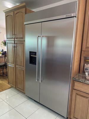 Built in Kitchen-Aid Refrigerator