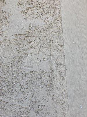 Stucco splatter