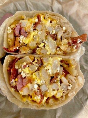 Breakfast Bacon Burrito