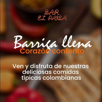 Un corazón nunca está triste después de comerse una deliciosa bandeja paisa.