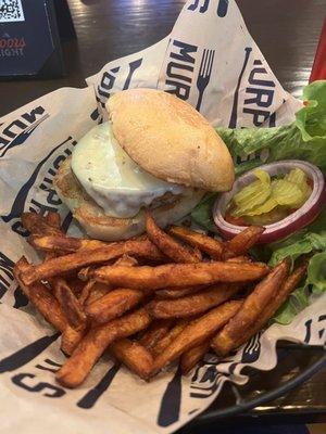 Turkey butler and sweet potato fries