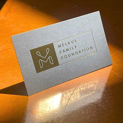 Gold Foiled Business Card