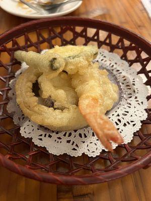 Shrimp tempura appetizer