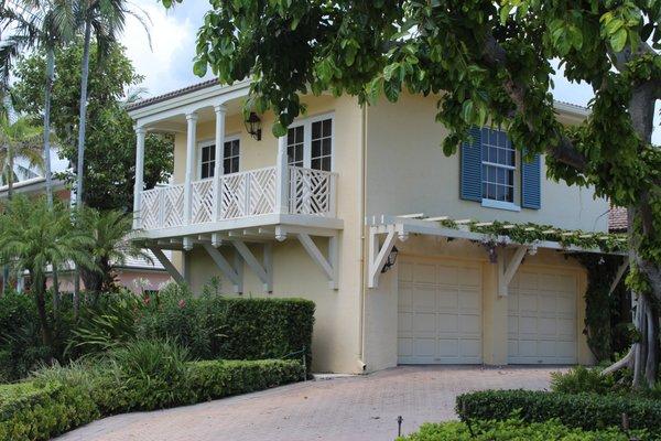 Trellis work on Palm Beach Island