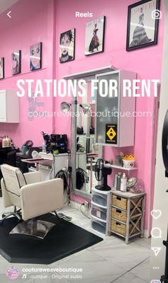 Hi, beautiful salon is hiring