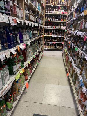 Part of the alcohol selection