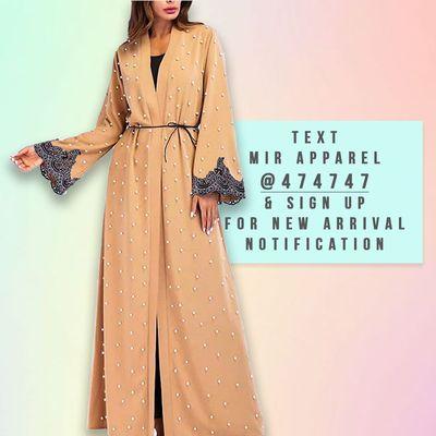 Sign up for latest collection of Dresses from Mir Apparel. Text 'Mir Apparel' @474747 and get notification for newly arrived collections.