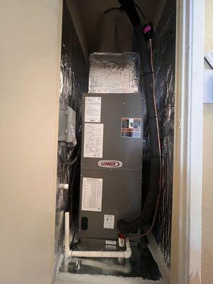 New Lennox all electric heat pump system