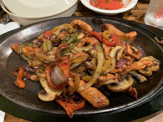 Chicken fajitas