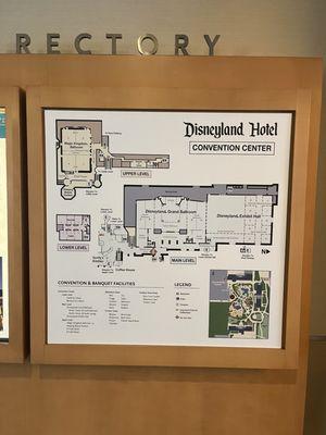 Disneyland Hotel Convention Center map