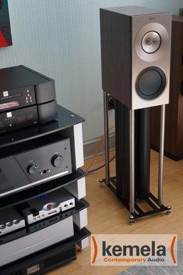 KEF Reference One Loudspeakers on Custom Design FS 108 Speaker Stands