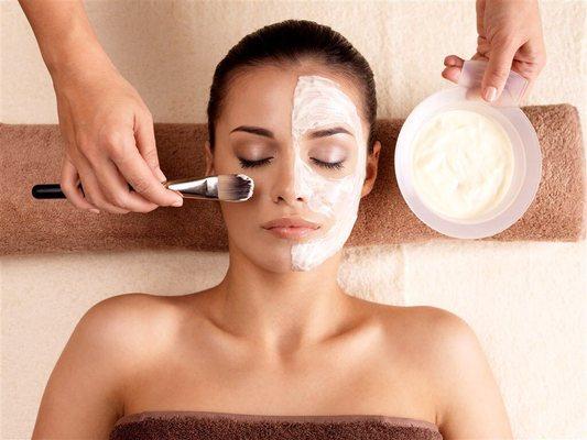 We offer foot and bodywork, cosmetics, facials, and masks.