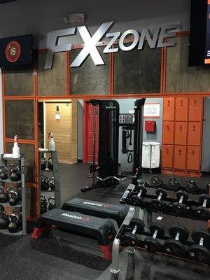 Functional training area -AKA "FX Zone"