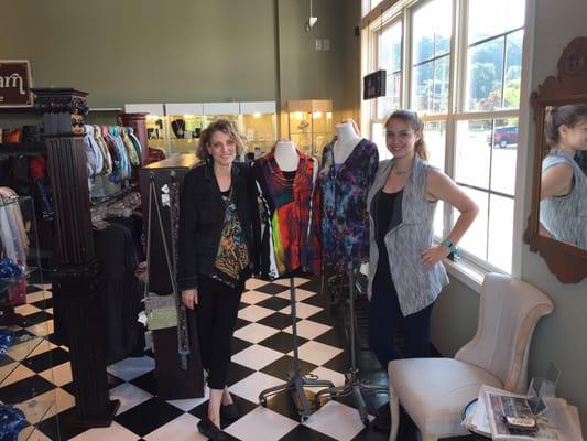 Owner Ellen Eisenberg and manager Shelby Acampora in their new location, 245 Amity Road, Woodbridge, CT