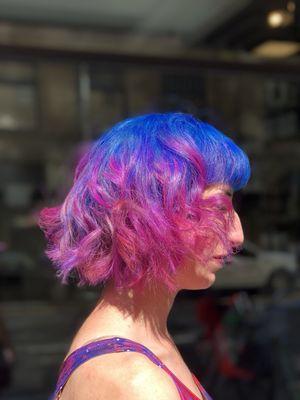 Galaxy hair