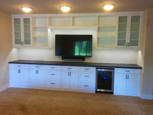 Multi-purpose entertainment center.