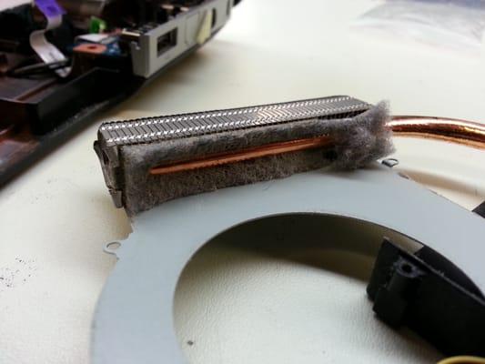 Dust & debris buildup in your heatsink can lead to noisy fans, and overheating to the point of motherboard failure.