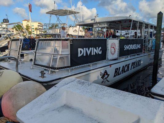 Black Pearl boat