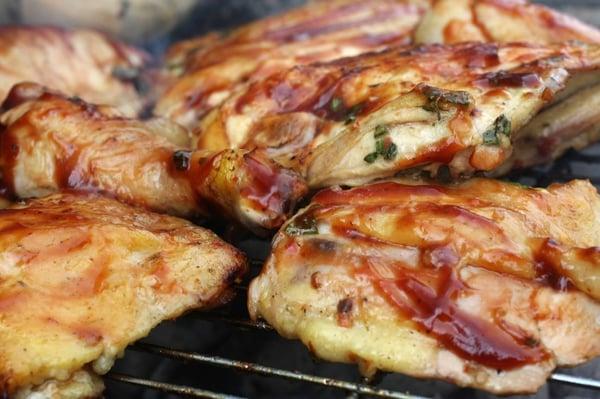 Flame Grilled BBQ Chicken Breast